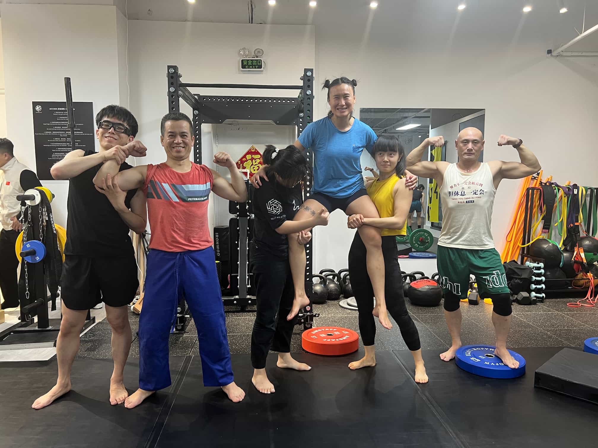 Strength & Conditioning training at AC5 MMA